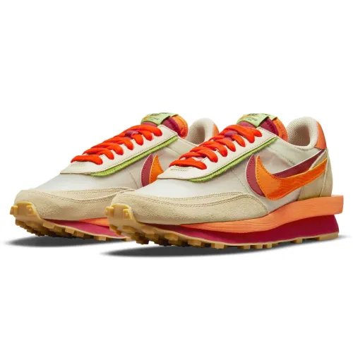 sacai x Clot x LDWaffle 'Net Orange Blaze' DH1347 100