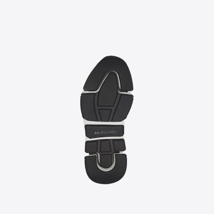Women's Speed 2.0 Recycled Knit Sneaker Bicolor Sole in Black/wh 617196W2DB21015