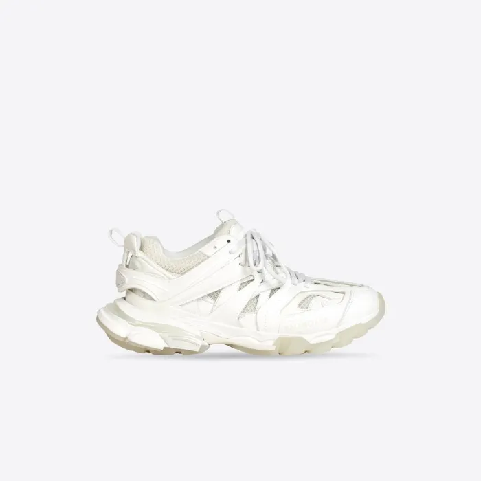 Men's Glow In The Dark Track Sneaker in White 542023W3CR19000
