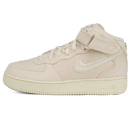 Stussy x Nike Air Force 1 Mid 'Fossil' DJ7841-200