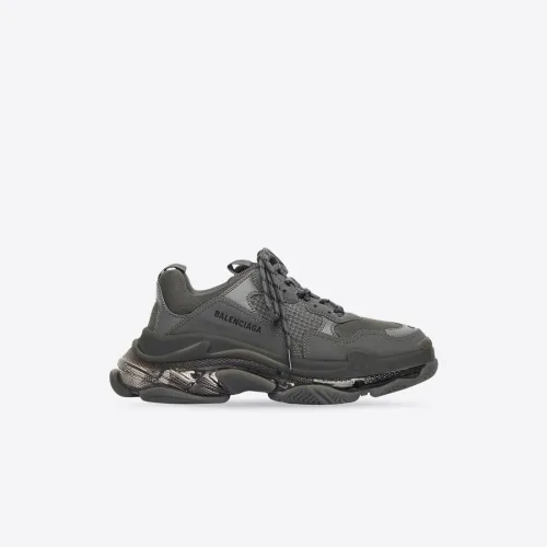 Women's Triple S Clear Sole Sneaker in Grey 544351W2GA11801