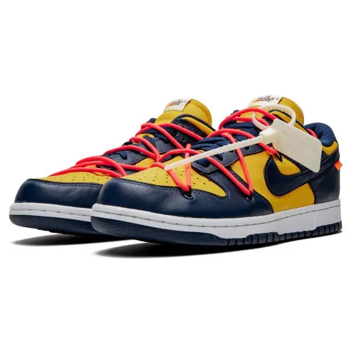 OFF-WHITE x Nike Dunk Low 'University Gold' ct0856-700