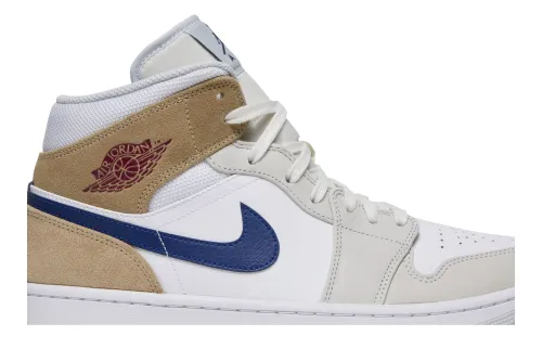 Air Jordan 1 Mid White Khaki Blue Void DO6726-100