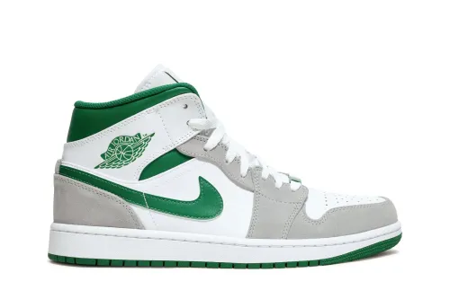 Air Jordan 1 Mid SE Grey Pine Green DC7294-103