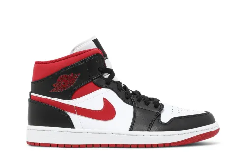 Air Jordan 1 Mid Black Gym Red 554724-122
