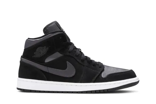 Air Jordan 1 Mid SE Nylon Black Grey 852542-012