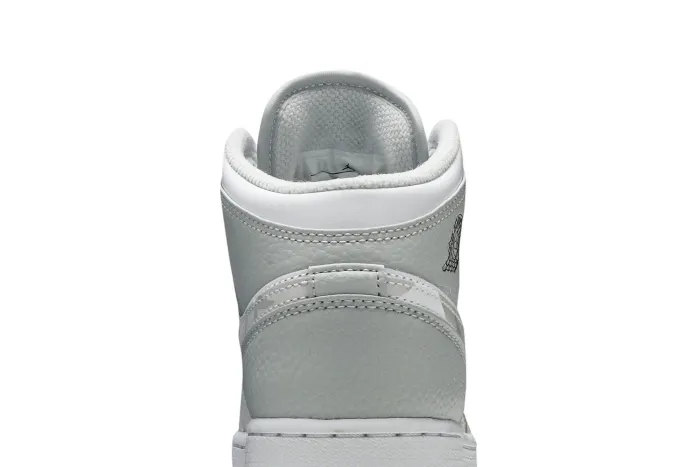 Air Jordan 1 Mid SE GS Swoosh Logo - Grey Camo DD3235-100