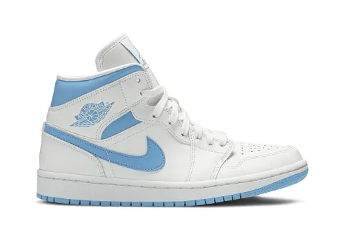 Wmns Air Jordan 1 Mid UNC BQ6472-114