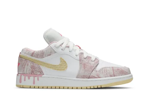 Air Jordan 1 Low GS Strawberry Ice Cream CW7104-601