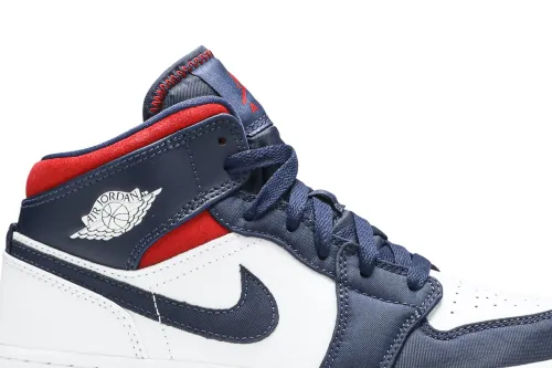 Air Jordan 1 Mid GS USA Olympic BQ6931-104