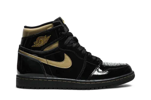 Air Jordan 1 Retro High OG Black Metallic Gold 555088-032