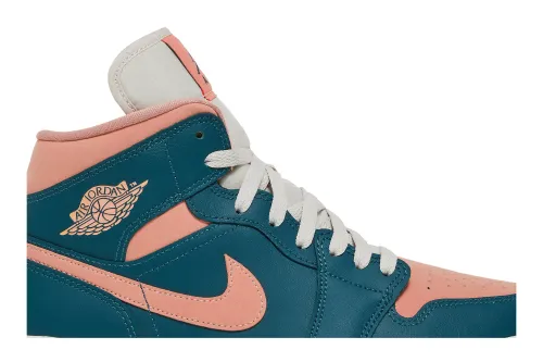 Wmns Air Jordan 1 Mid Dark Teal Green BQ6472-308