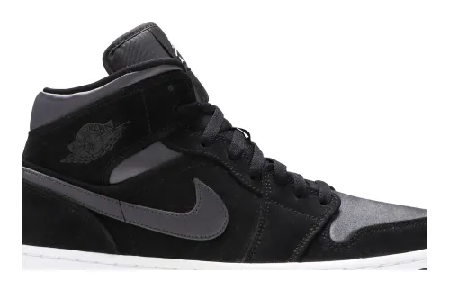 Air Jordan 1 Mid SE Nylon Black Grey 852542-012