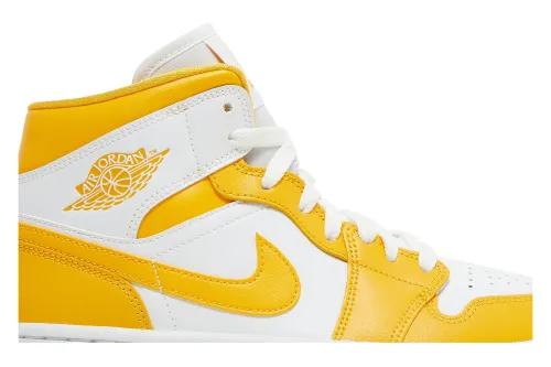 Wmns Air Jordan 1 Mid University Gold BQ6472-117