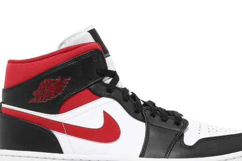 Air Jordan 1 Mid Black Gym Red 554724-122