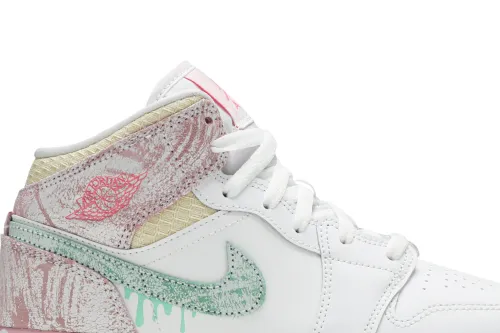 Air Jordan 1 Mid SE GS Ice Cream DD1666-100