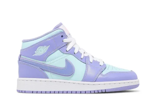 Air Jordan 1 Mid GS Purple Pulse 554725-500