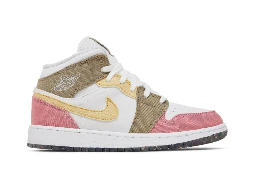 Air Jordan 1 Mid SE GS Pastel Grind DJ0338-100