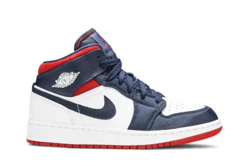 Air Jordan 1 Mid GS USA Olympic BQ6931-104