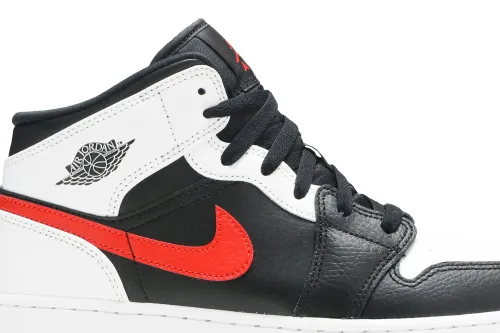 Air Jordan 1 Mid GS Chile Red 554725-075