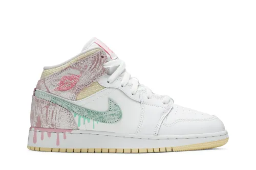 Air Jordan 1 Mid SE GS Ice Cream DD1666-100