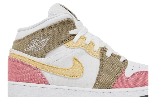 Air Jordan 1 Mid SE GS Pastel Grind DJ0338-100