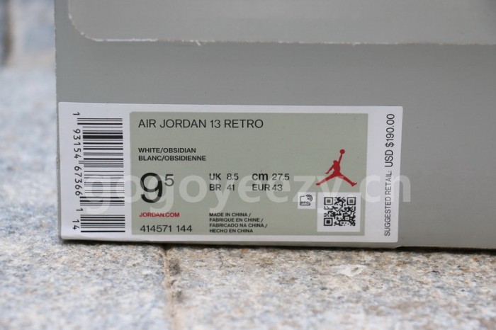 Authentic Air Jordan 13 “Obsidian”
