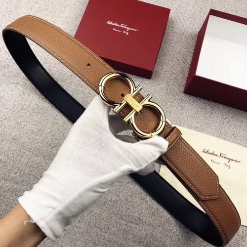 Super Perfect Quality Ferragamo Belts(100% Genuine Leather,steel Buckle)-887