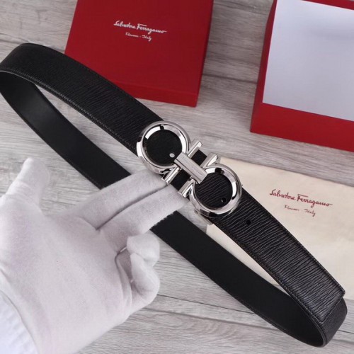 Super Perfect Quality Ferragamo Belts(100% Genuine Leather,steel Buckle)-874