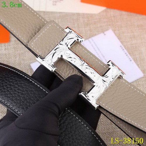 Super Perfect Quality Hermes Belts(100% Genuine Leather,Reversible Steel Buckle)-286