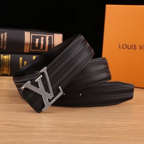Super Perfect Quality LV Belts(100% Genuine Leather Steel Buckle)-2201