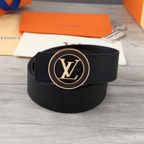 Super Perfect Quality LV Belts(100% Genuine Leather Steel Buckle)-2040