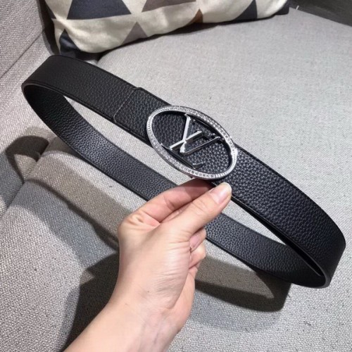 Super Perfect Quality LV Belts(100% Genuine Leather Steel Buckle)-2034