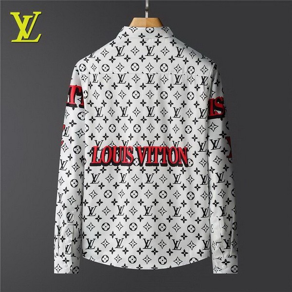 LV long sleeve shirt men-079(M-XXXL)