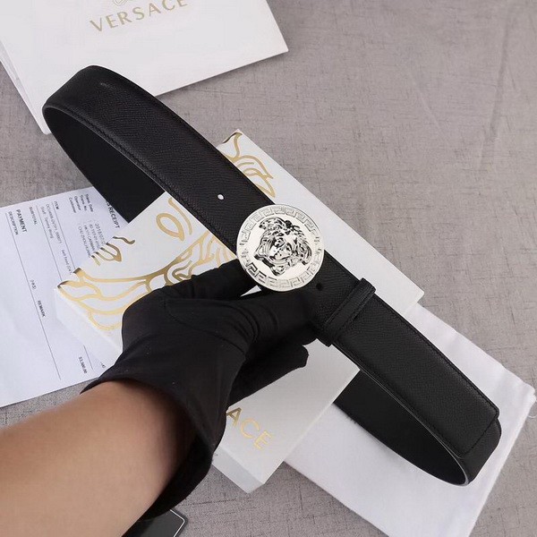 Super Perfect Quality Versace Belts(100% Genuine Leather,Steel Buckle)-503