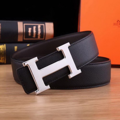 Super Perfect Quality Hermes Belts(100% Genuine Leather,Reversible Steel Buckle)-523