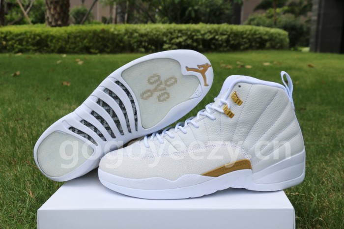 Authentic Air Jordan 12 OVO White