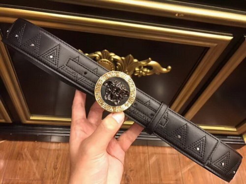 Super Perfect Quality Versace Belts(100% Genuine Leather,Steel Buckle)-240
