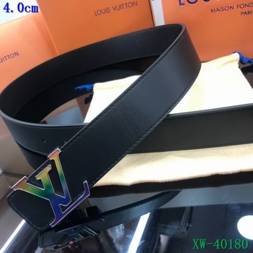 Super Perfect Quality LV Belts(100% Genuine Leather Steel Buckle)-1744