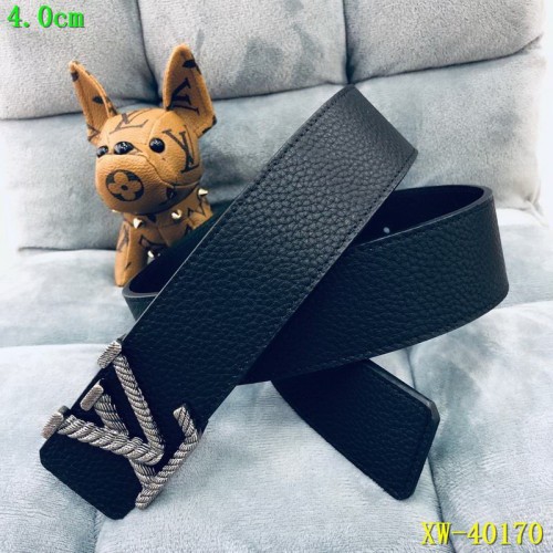 Super Perfect Quality LV Belts(100% Genuine Leather Steel Buckle)-1684