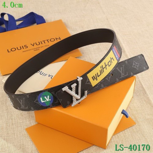 Super Perfect Quality LV Belts(100% Genuine Leather Steel Buckle)-1719
