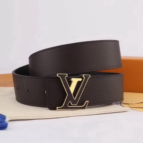 Super Perfect Quality LV Belts(100% Genuine Leather Steel Buckle)-1909