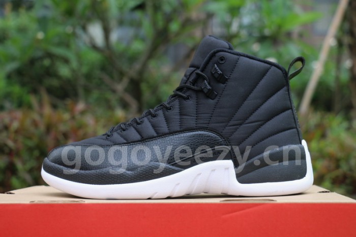 Authentic Air Jordan 12 “Black Nylon”