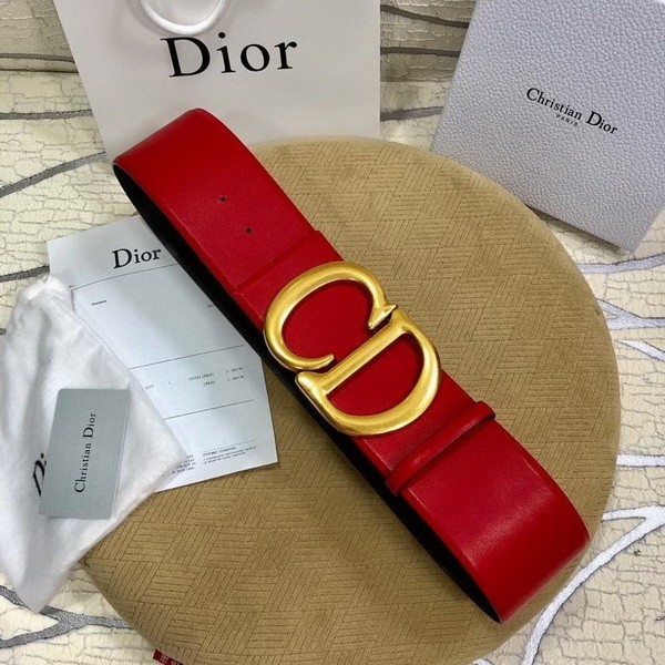 Super Perfect Quality Dior Belts(100% Genuine Leather,steel Buckle)-211