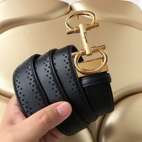 Super Perfect Quality Ferragamo Belts(100% Genuine Leather,steel Buckle)-1068