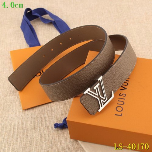 Super Perfect Quality LV Belts(100% Genuine Leather Steel Buckle)-1723