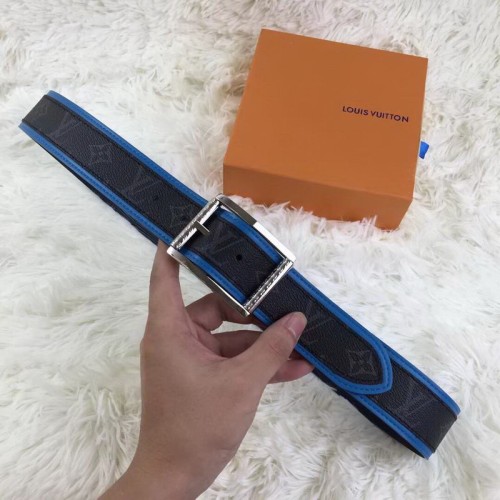 Super Perfect Quality LV Belts(100% Genuine Leather Steel Buckle)-1156