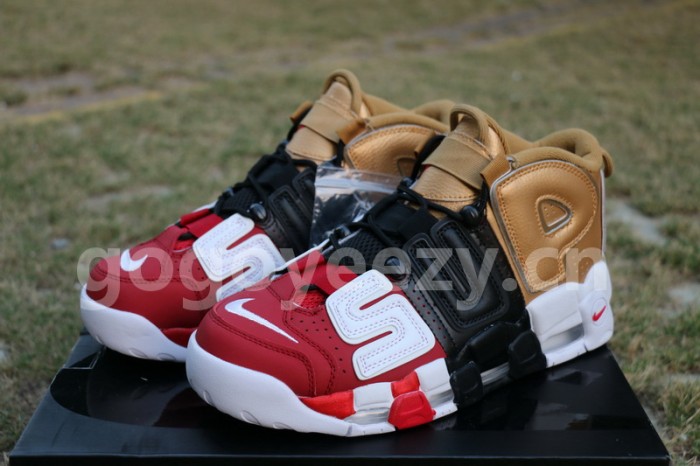 Authentic Supreme x Nike Air More Uptempo