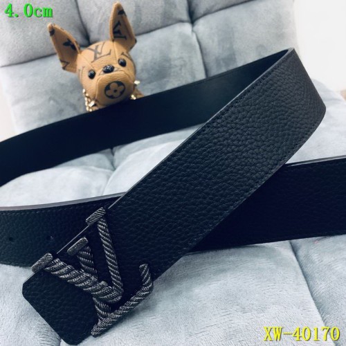 Super Perfect Quality LV Belts(100% Genuine Leather Steel Buckle)-1686