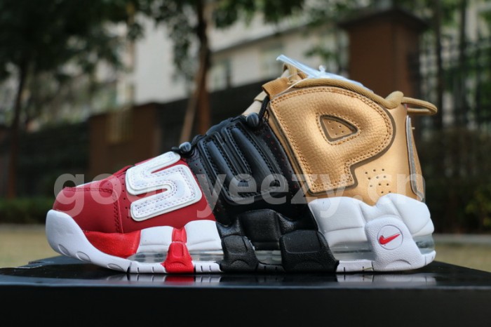 Authentic Supreme x Nike Air More Uptempo